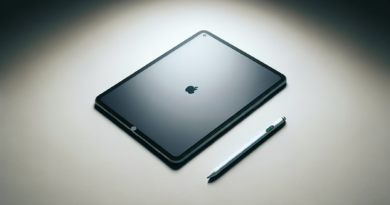 Come collegare Apple Pencil 2 a un iPad compatibile - A sleek, modern representation of a generic tablet resembling an iPad Pro with a stylus magnetically attached to the side