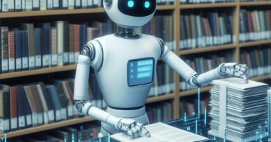 bot intelligenza artificiale che cataloga archivi di documenti cartacei in una biblioteca